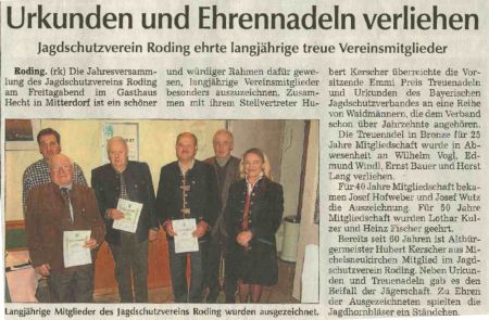 Ehrungen 2012